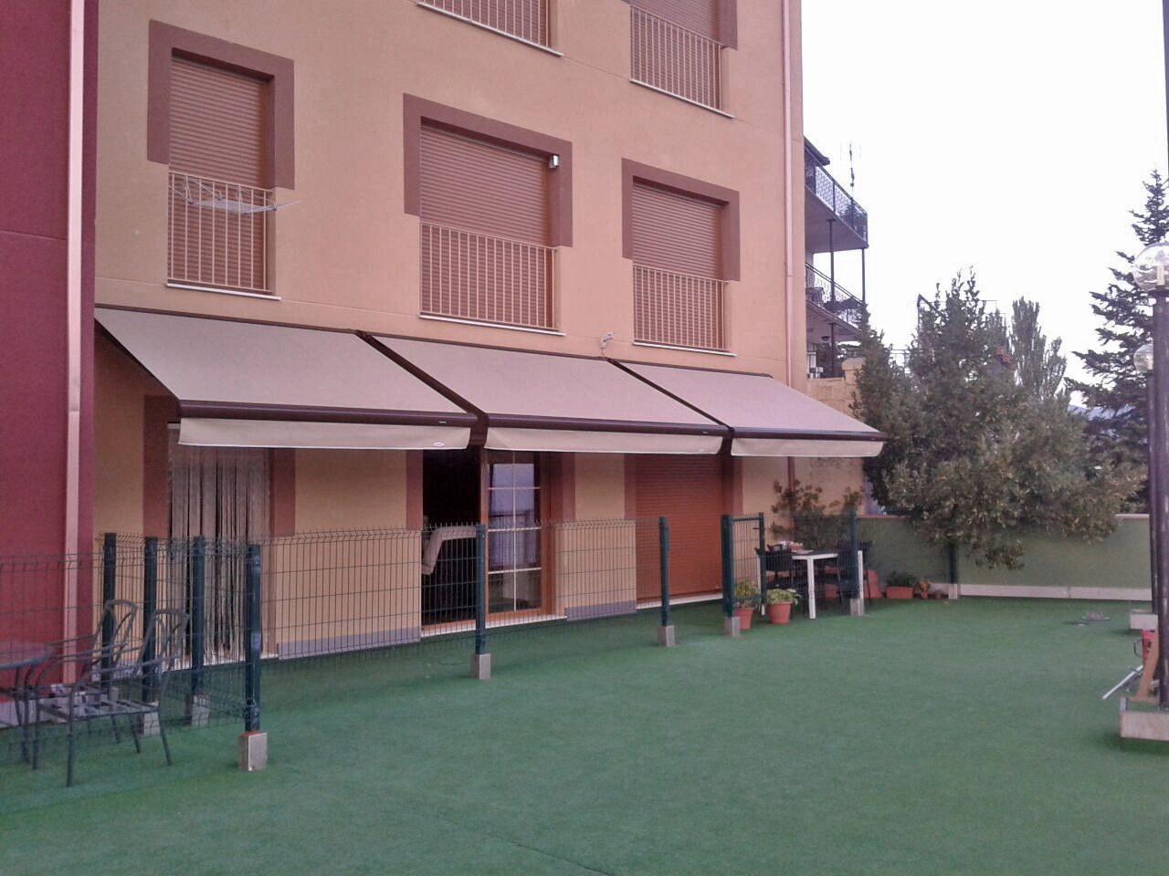El toldo en casa